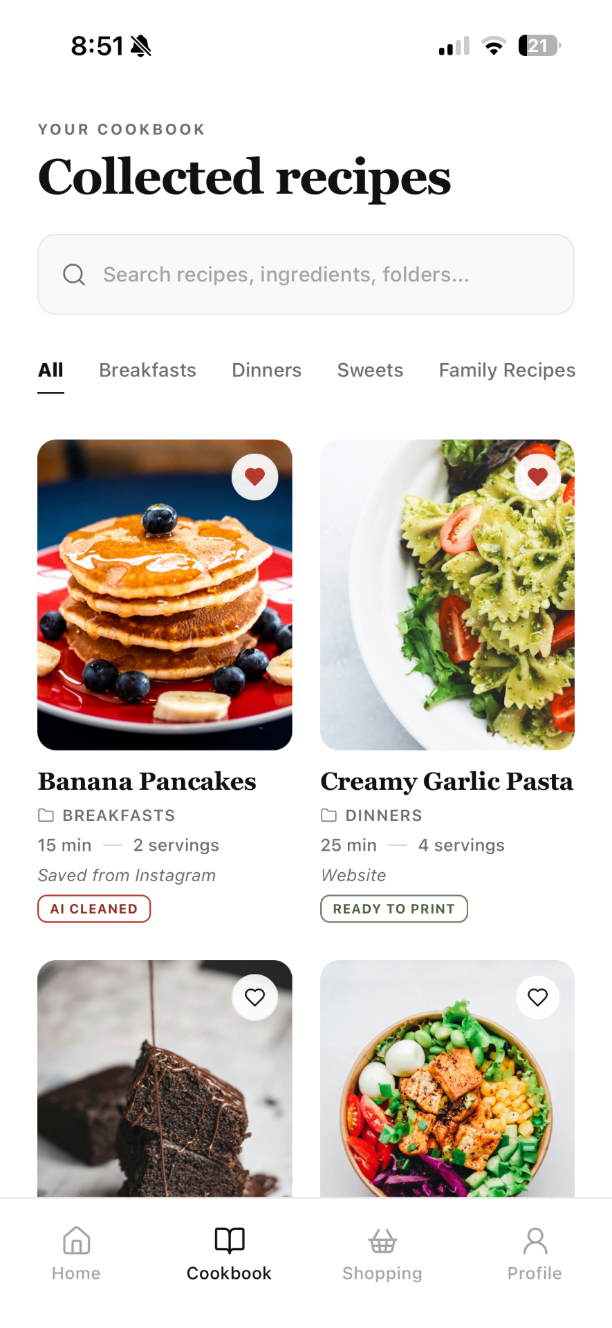 Collected recipes